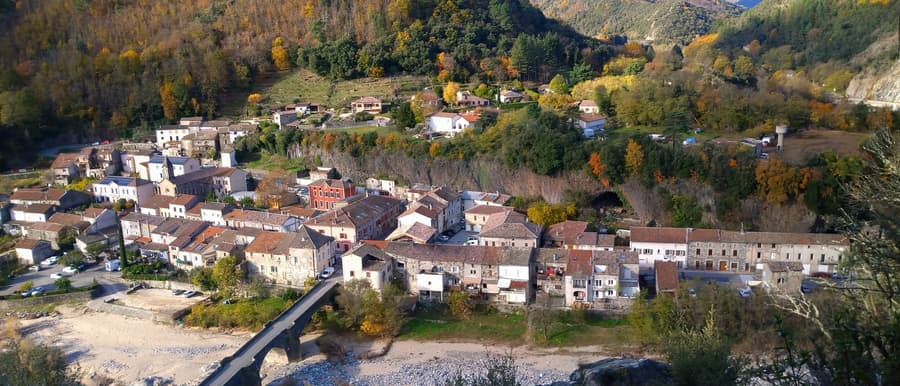 Paysage de Pont de Labeaume