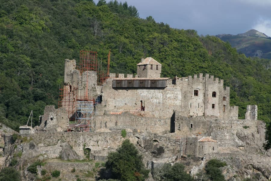 Panorama sur Pont de Labeaume depuis les hauteurs